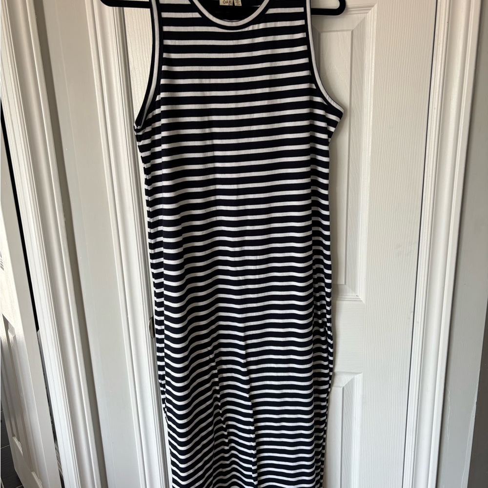 OAK & IVY and White Sleeveless Halter Maxi Dress - NWOT